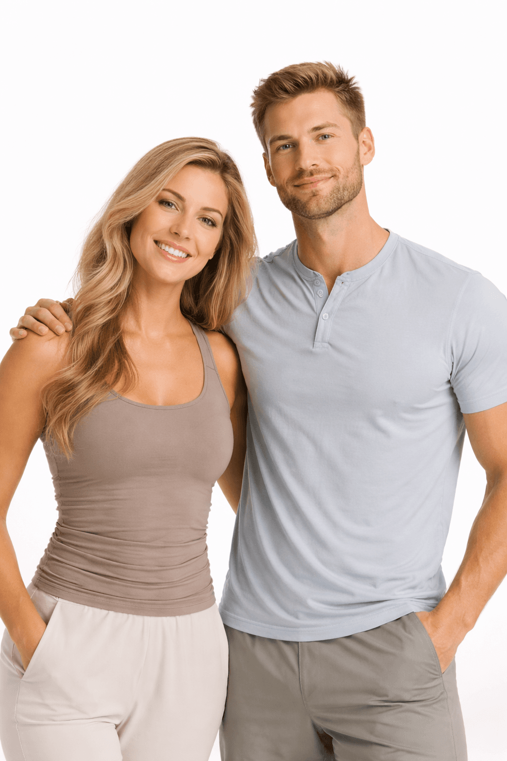 Woman smiling naturally